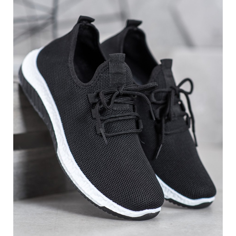 SHELOVET Sapatos Abertos Pretos 1