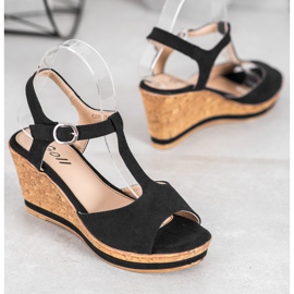 GOLL Cunhas de camurça preto 1