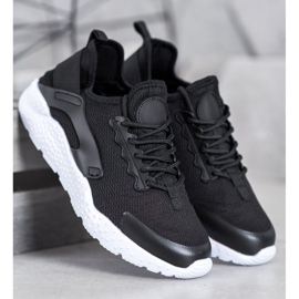 SHELOVET Tênis Preto Têxtil 2