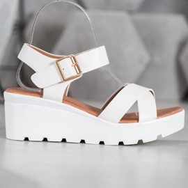 Weide Sandálias da Moda branco 2