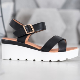 Weide Sandálias da Moda preto 2