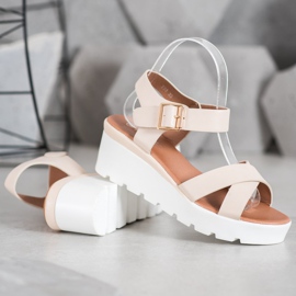 Weide Sandálias da Moda castanho 1