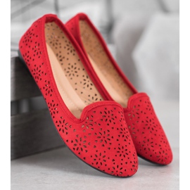 Clowse Senhores Red Openwork vermelho 1