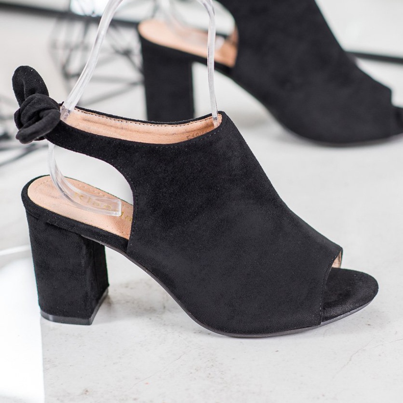 SHELOVET Sandálias de salto alto preto 1