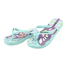 Flip-flops borboleta Ipanema Temas KIDS 82773 roxo verde 2