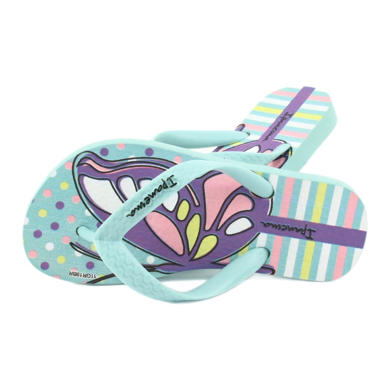 Flip-flops borboleta Ipanema Temas KIDS 82773 roxo verde 4