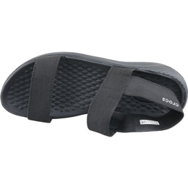 Sandália Crocs LiteRide W 205106-060 sandálias pretas 36/37 preto 2