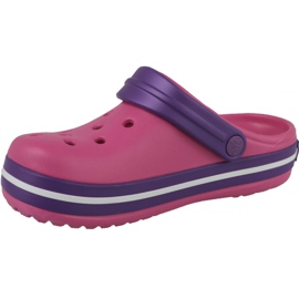 Crocs Crocband Clog Jr 204537-600 tolet rosa 1 Crocs Crocband Clog Jr 204537-600 tolet rosa 1