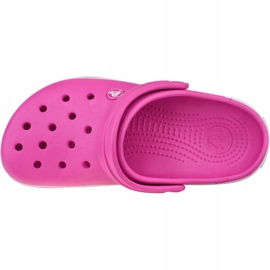 Sapatos Crocs Crocband 11016-6QR branco rosa 2
