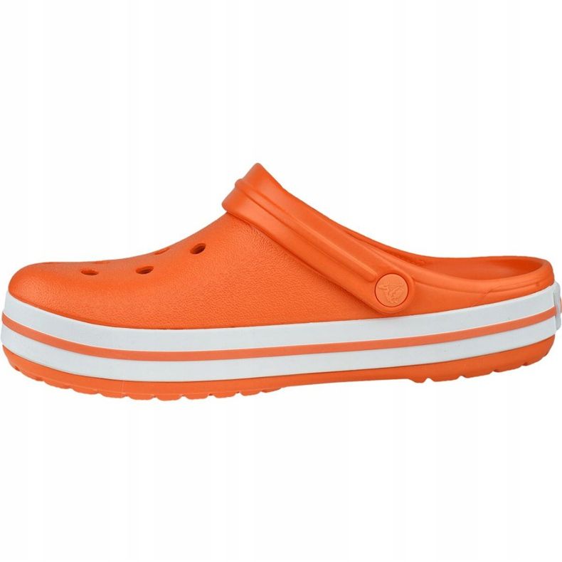 Sapatos Crocs Crocband 11016-846 branco laranja 1