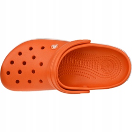 Sapatos Crocs Crocband 11016-846 branco laranja 2