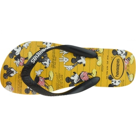 Havaianas Disney Stylish 4123500-3624 chinelos preto amarelo 2