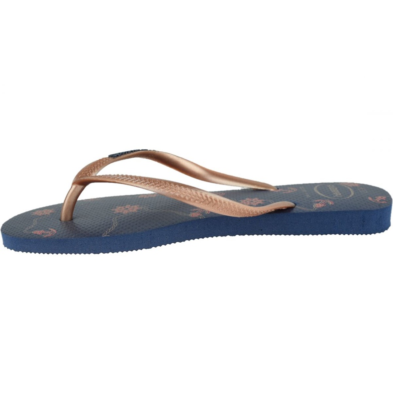 Havaianas Slim Nautial 4137125-1754 chinelos roxo azul-marinho 1