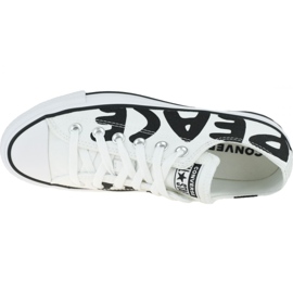 Sapatos Converse Chuck Taylor All Star Peace 167894C branco 2