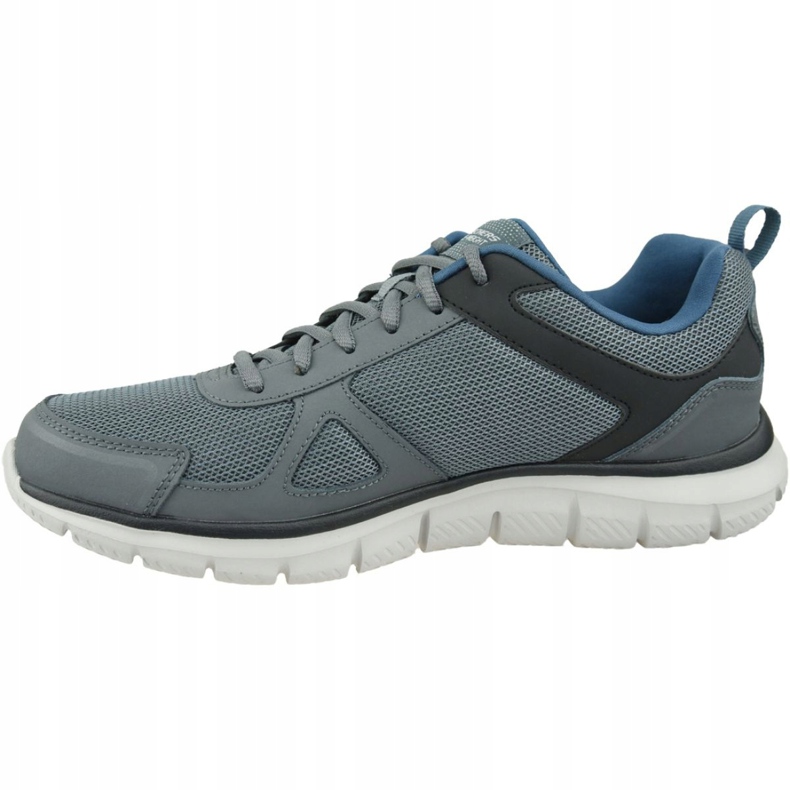 Calçados Skechers Track-Scloric M 52631-GYNV cinza 1 Calçados Skechers Track-Scloric M 52631-GYNV cinza 1
