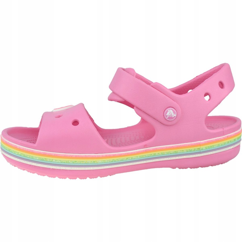 Crocs Imagination Sandal Ps 206145-669 preto rosa 1