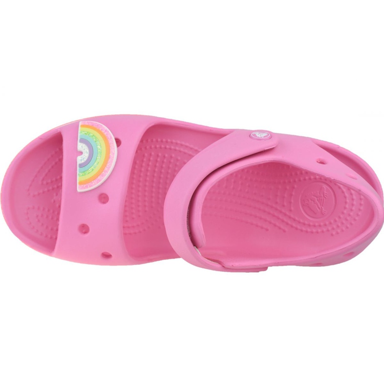 Crocs Imagination Sandal Ps 206145-669 preto rosa 2