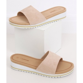 Chinelos femininos bege G-5036 bege 1