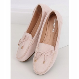 Mocassins bege feminino LL97 Beige 1