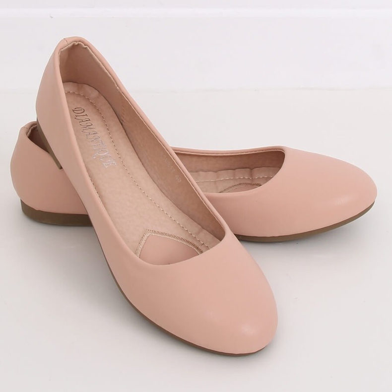Bailarinas rosa femininas YSD817 Nude 1