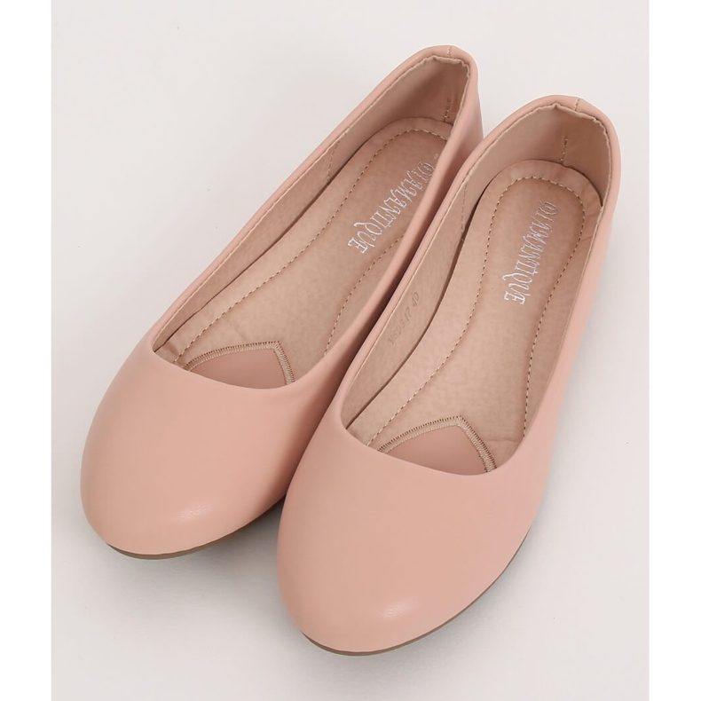 Bailarinas rosa femininas YSD817 Nude 2