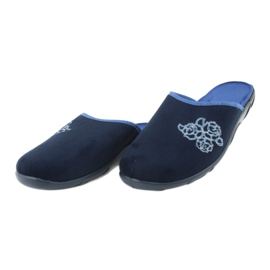 Sapatos femininos coloridos Befado pu 235D157 azul marinho azul 3