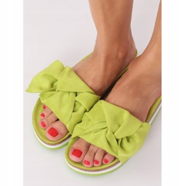 Chinelos verdes femininos verdes SS116P verdes 1