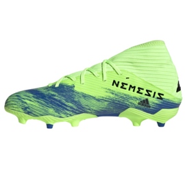 Chuteiras Adidas Nemeziz 19.3 Fg M FV3988 vermelho verde 1