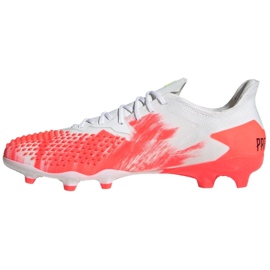 Chuteiras Adidas Predator 20.2 Fg M EG0904 vermelho branco 2