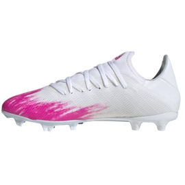 Chuteiras Adidas X 19.3 Fg M EG7132 vermelho branco 1