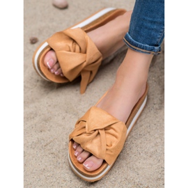 Seastar Chinelos de camurça casuais marrom 2