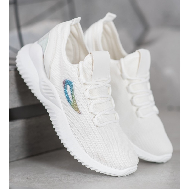 Tênis MCKEYLOR com lantejoulas branco 2