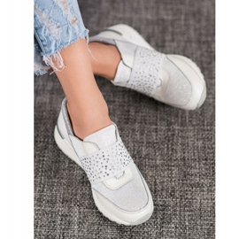 Tênis Slip-on Com Cristais VINCEZA branco 2