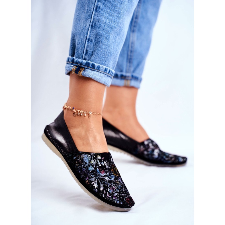 Feminino Ballerinas Maciejka Couro Preto 01930-70 / 00-0 multicolorido 1