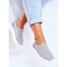 SEA Tênis feminino esportivo deslizante cinza Gestacio 2