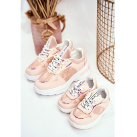 FRROCK Sapatos esportivos infantis Pink Snake Matylda rosa 1