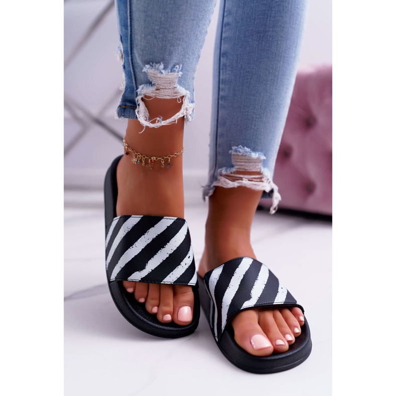 Chinelos Aynna Mulher Preta preto 2