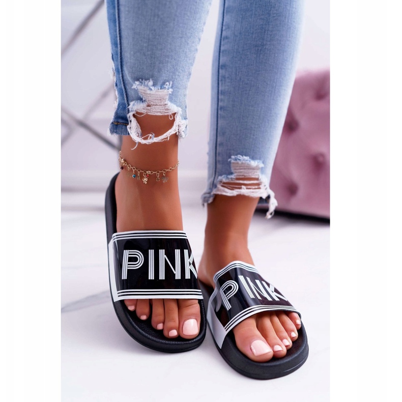 Chinelos femininos Vrita Black preto 2