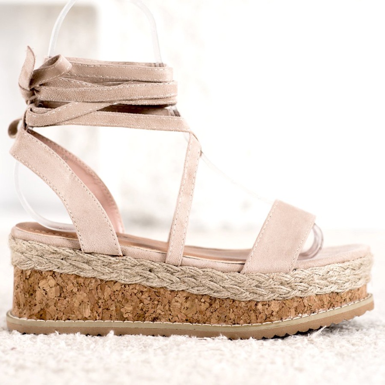 Seastar Sandálias de camurça amarrada castanho 2