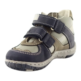 Botas de couro Ren But 1363 azul marinho azul-marinho cinza 2