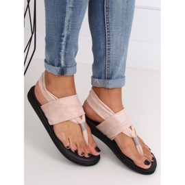 Sandálias, sandálias de algodão rosa DD82P rosa 1