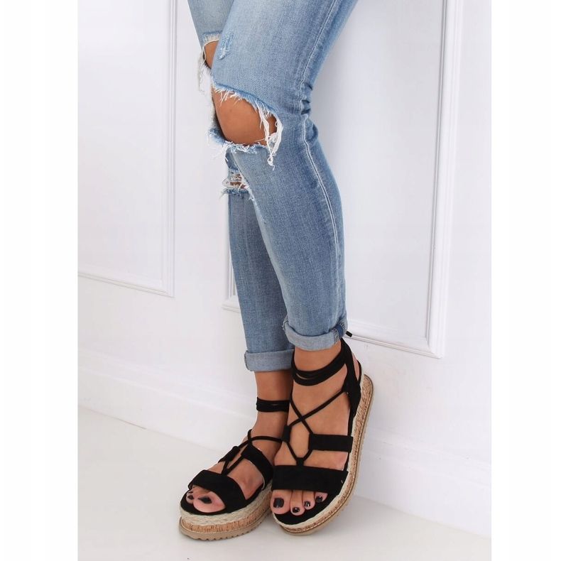 Sandálias alpercatas pretas JH116 Preto 1