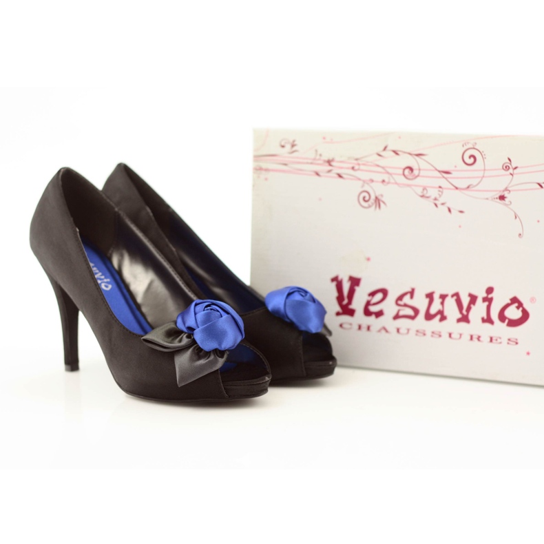 Sapatilhas McArthur 11bk pretas femininas preto azul 5