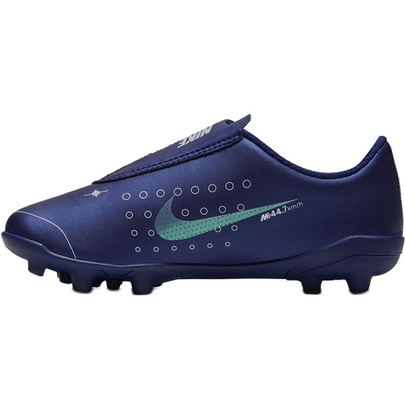 Nike Mercurial Vapor 13 Club Mds Mg PS (V) Jr CJ1149 401 chuteiras azul marinho 2