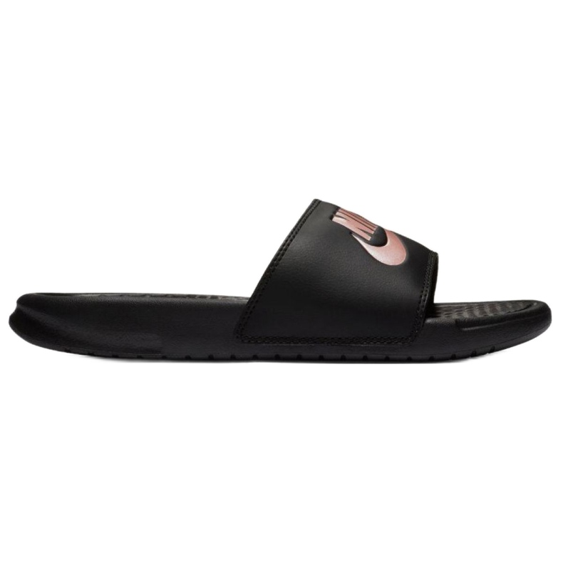 Nike Benassi Just Do It W 343881-007 preto rosa 2 Nike Benassi Just Do It W 343881-007 preto rosa 2