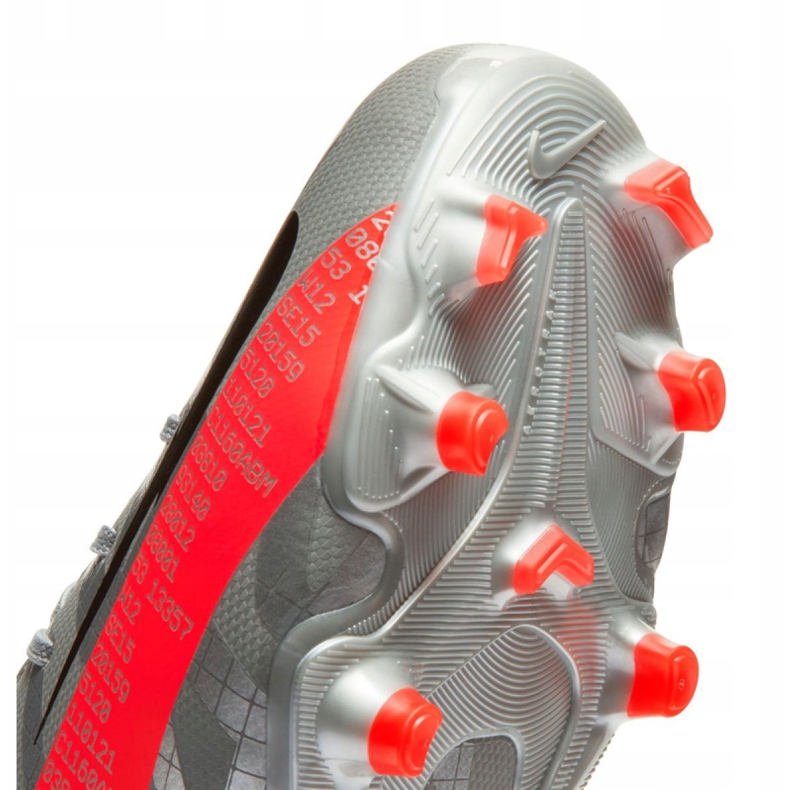 Chuteiras Nike Vapor 13 Academy Mg Jr AT8123-906 multicolorido cinza 1
