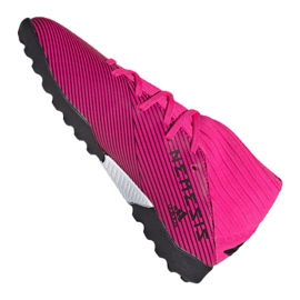 Sapatos Adidas Nemeziz 19.3 Tf Jr F99944 rosa 3