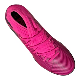 Sapatos Adidas Nemeziz 19.3 Tf Jr F99944 rosa 4