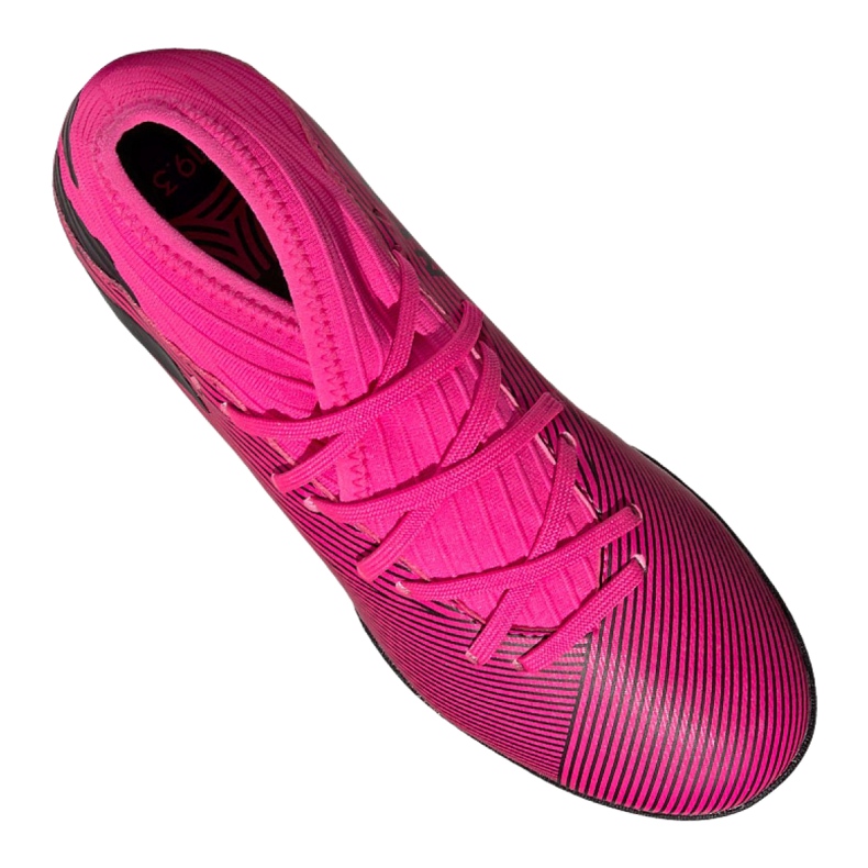 Sapatos Adidas Nemeziz 19.3 Tf Jr F99944 rosa 4
