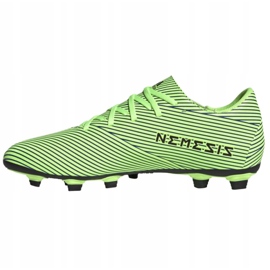 Chuteiras Adidas Nemziz 19.4 FxG M FV3996 multicolorido verde 1